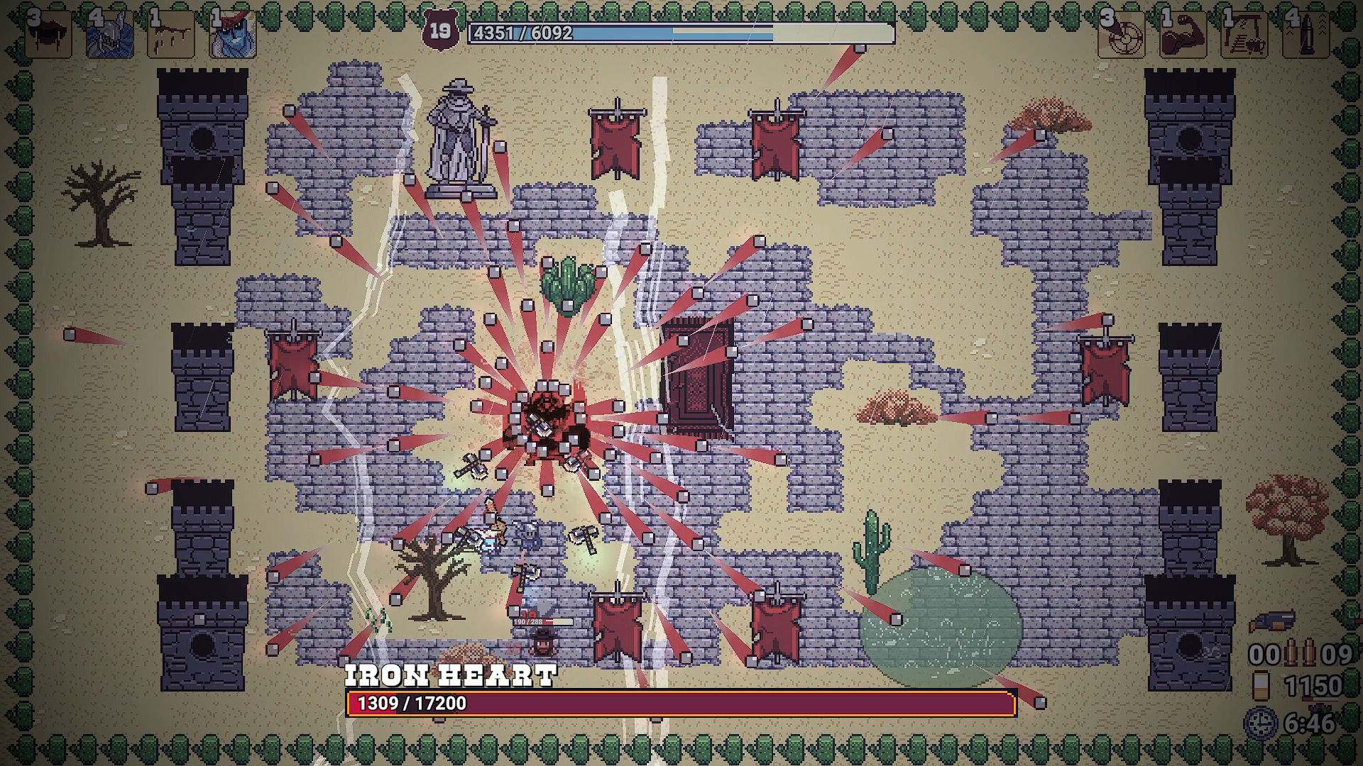 Red Pistol gameplay screenshot - Boss fight